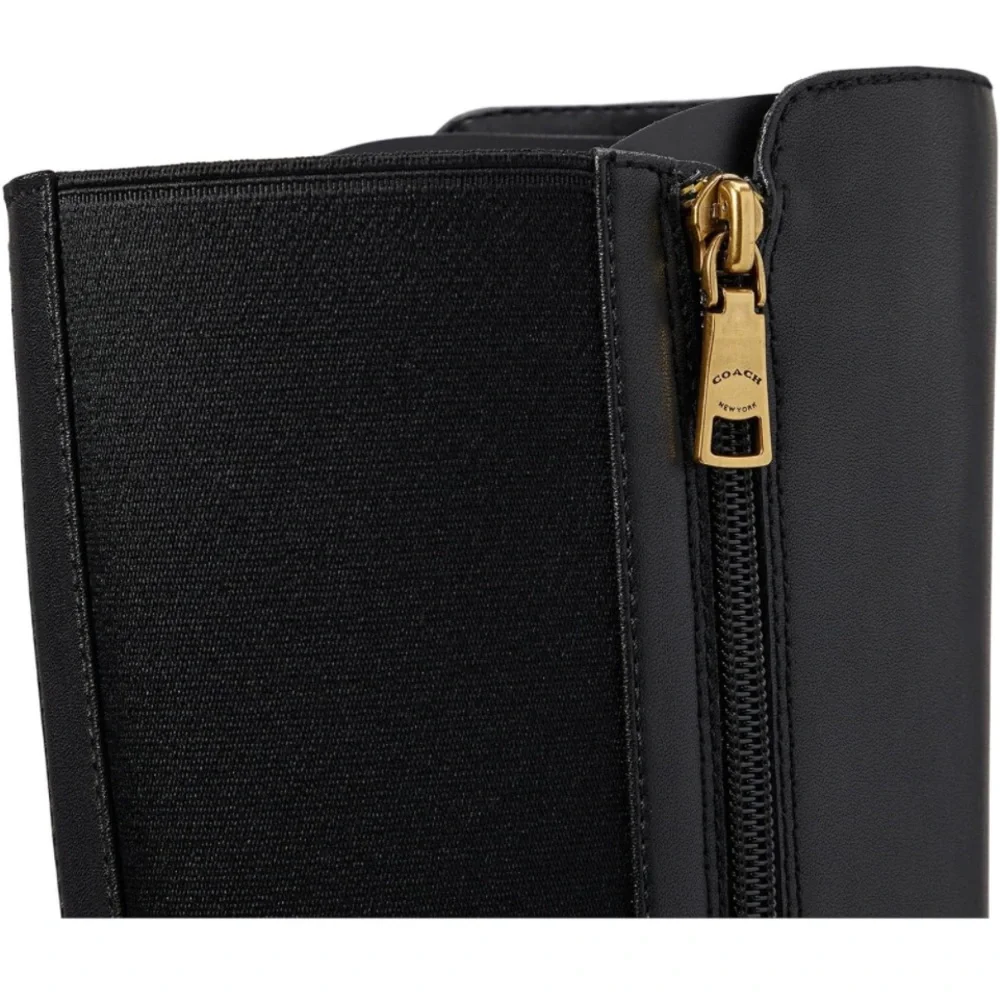 Coach Black Over the Knee Boots - Picture 5 of 14